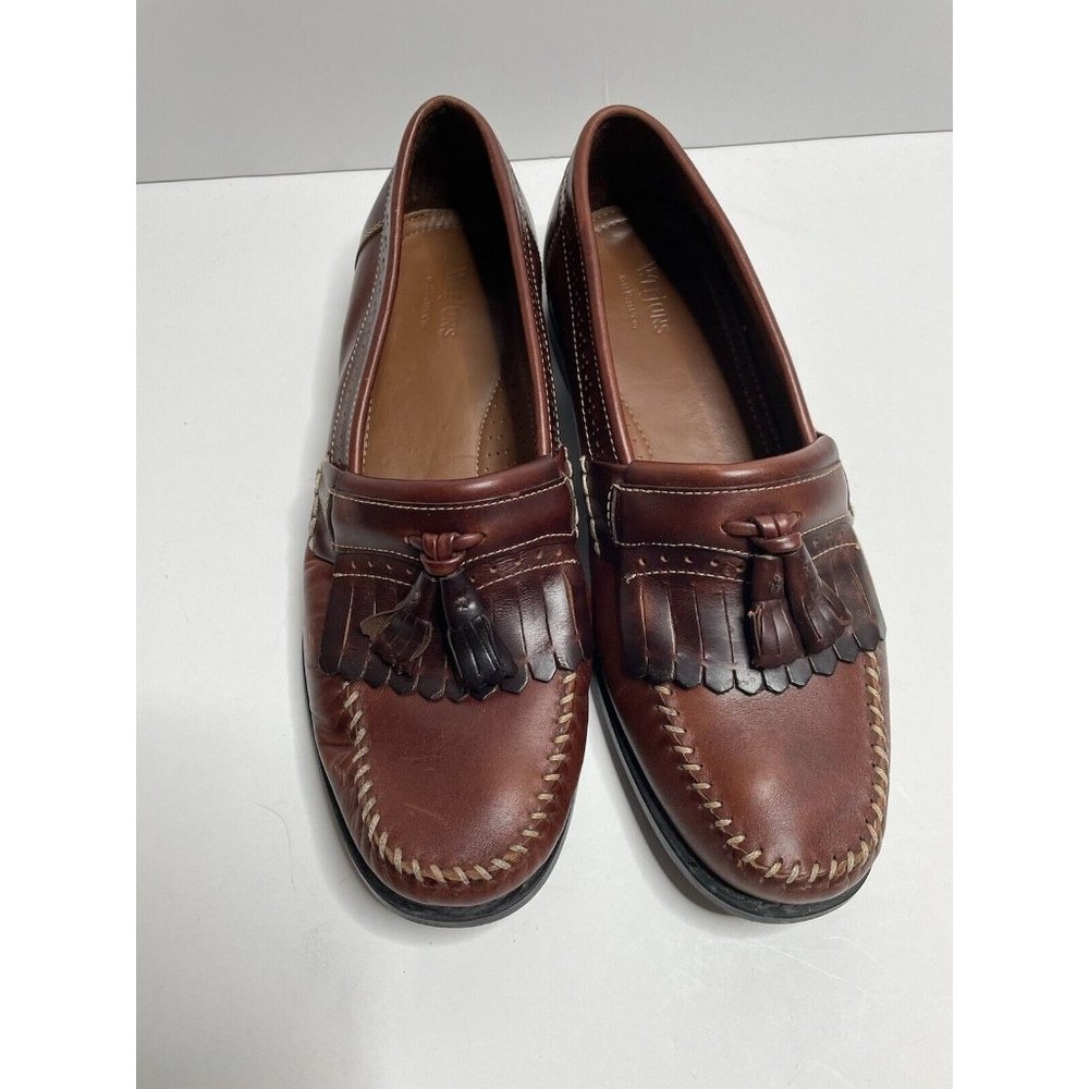 Weejun GH Bass & Co men’s shoes tassel loafer brown slip on size 11
